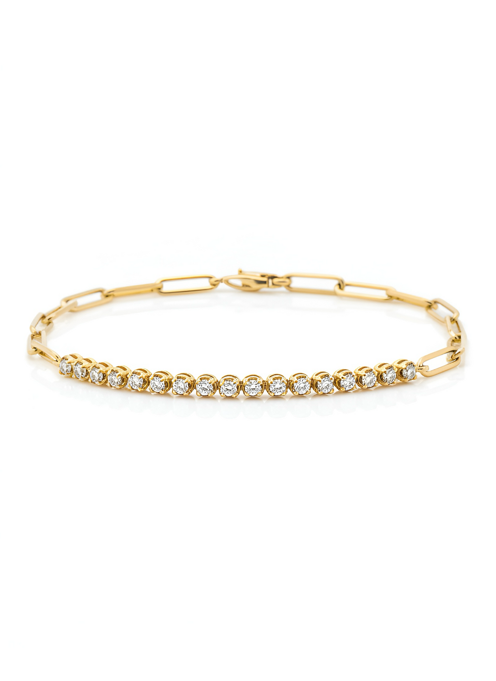 Buttercup Diamond Tennis Bracelet in 14K Yellow Gold – Fine Jewelry Essential