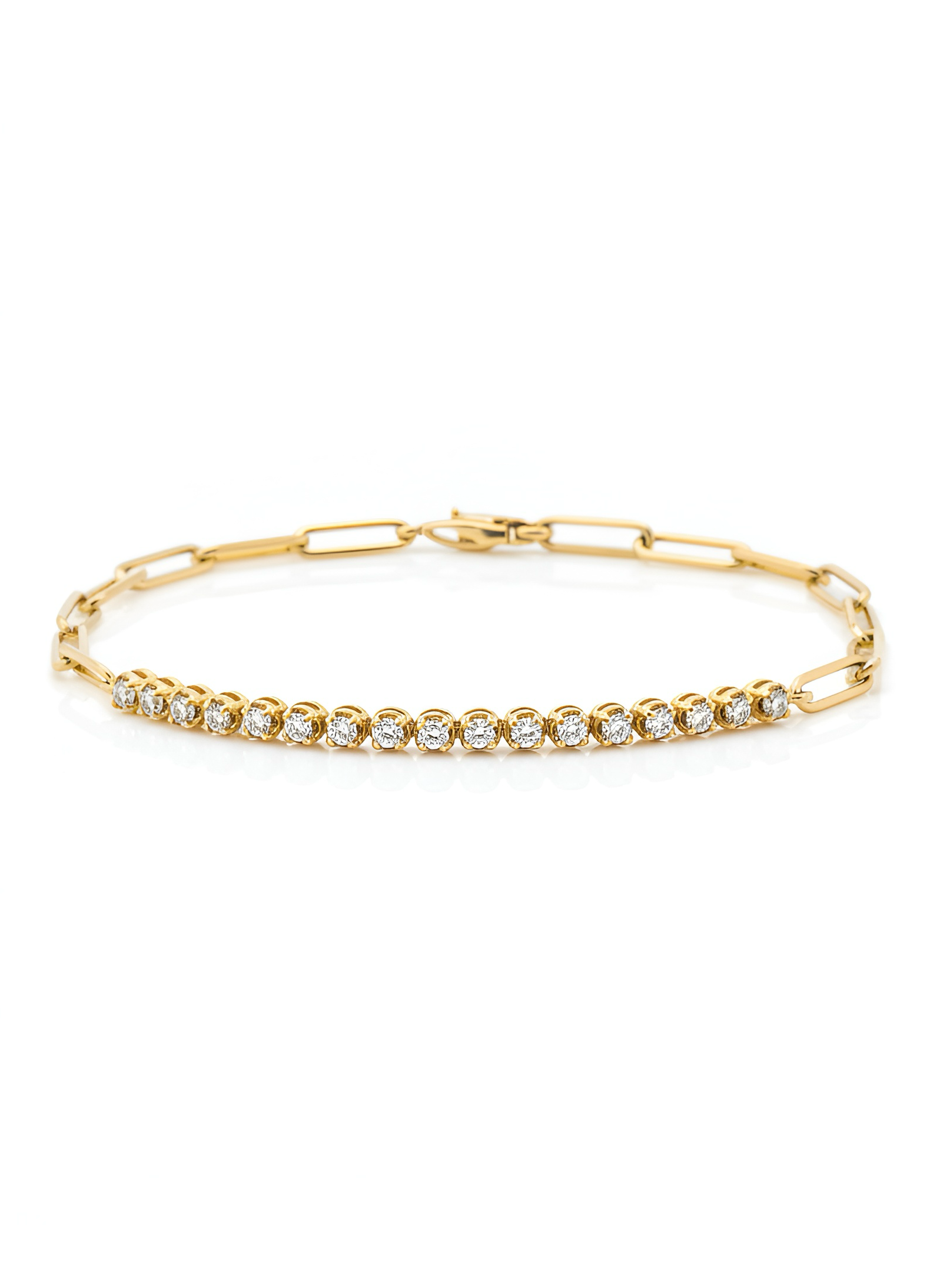 Buttercup Diamond Tennis Bracelet in 14K Yellow Gold – Fine Jewelry Essential