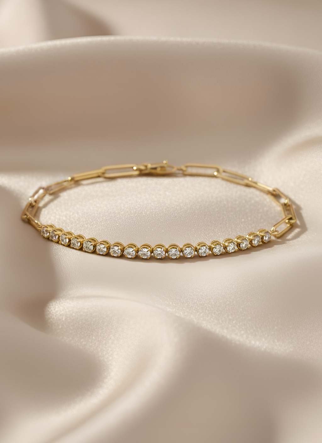 Buttercup Diamond Tennis Bracelet in 14K Yellow Gold – Fine Jewelry Essential