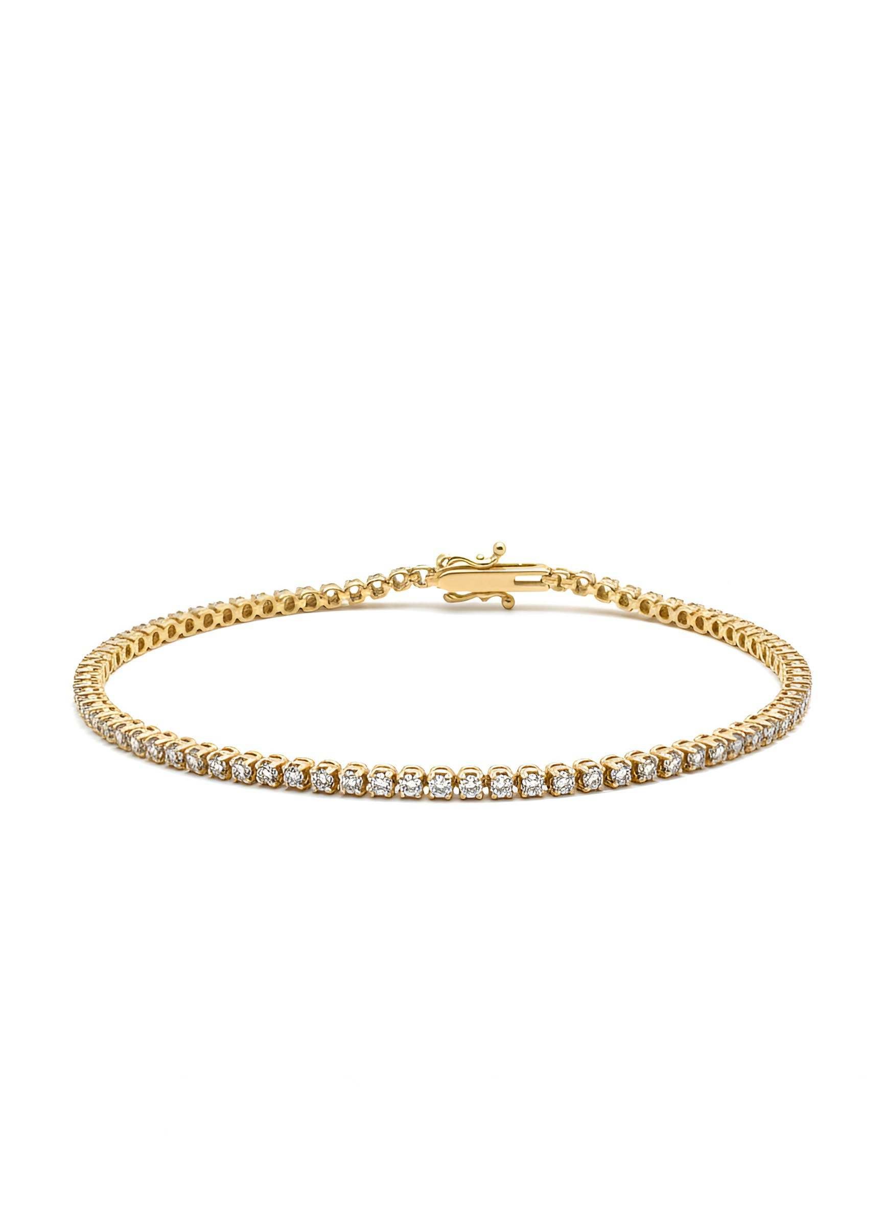 Buttercup Diamond Tennis Bracelet 1.00 CTW in 14K Yellow Gold – Timeless Luxury