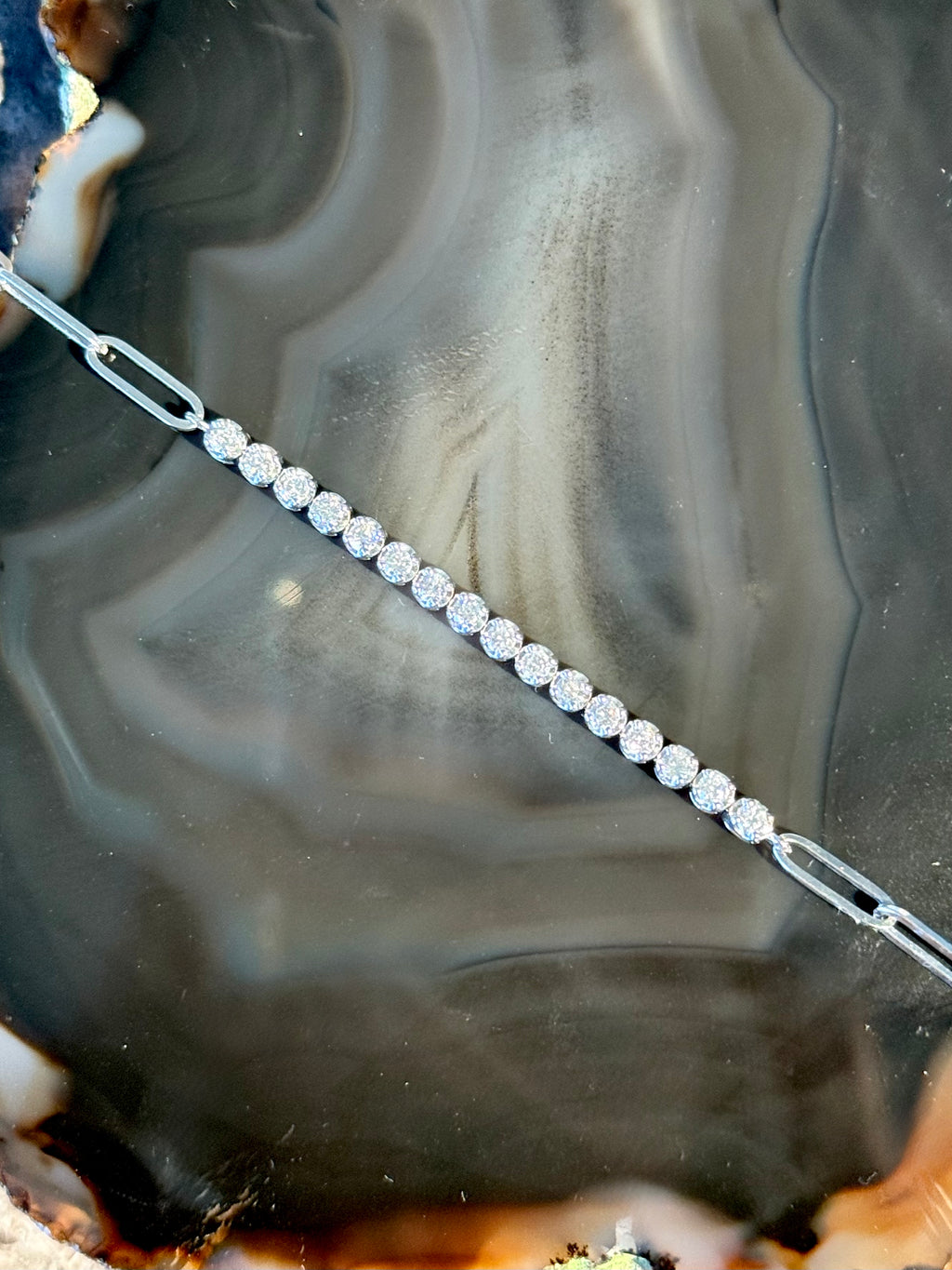 Buttercup Diamond Tennis Bracelet in 14K White Gold – Everyday Luxury