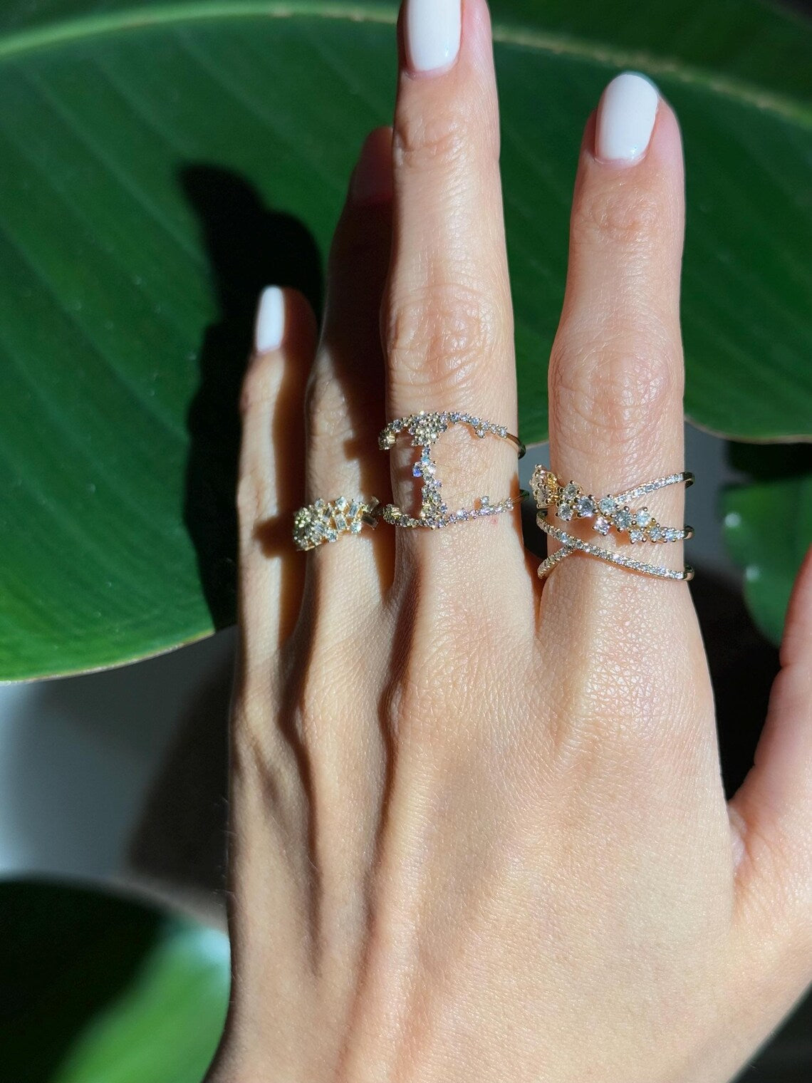 Diamond Ring in 18k Yellow Gold