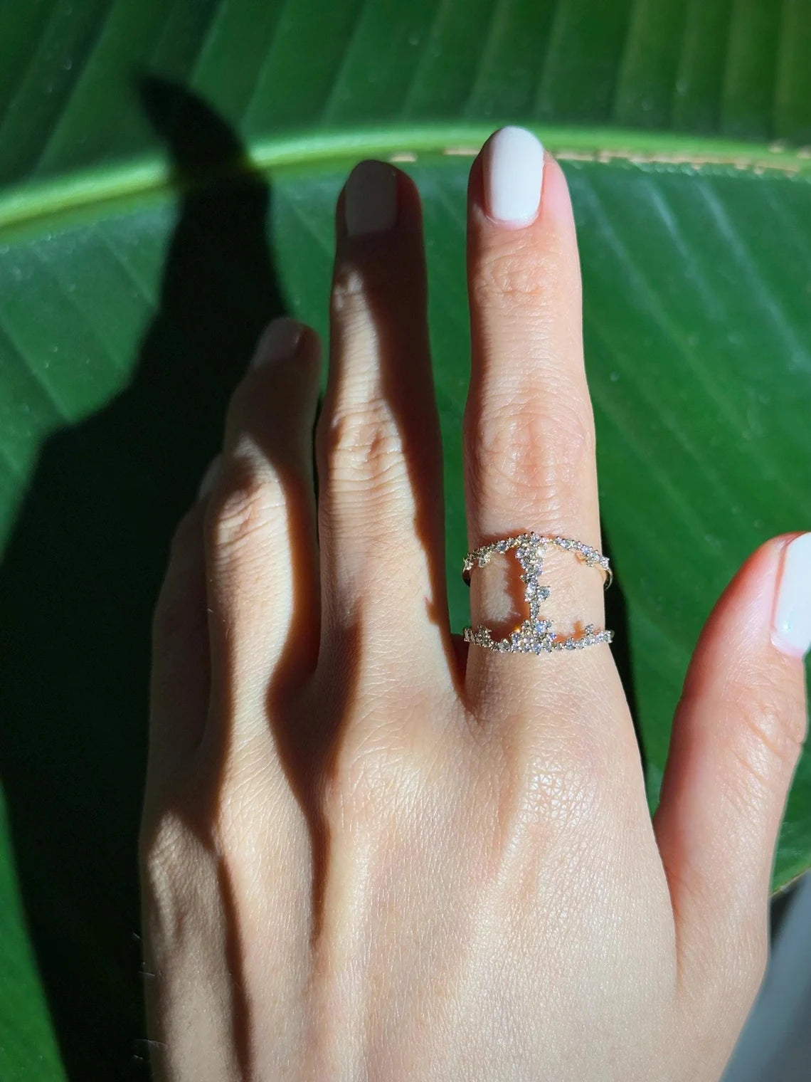 Classy Diamond Ring in 14k Yellow Gold