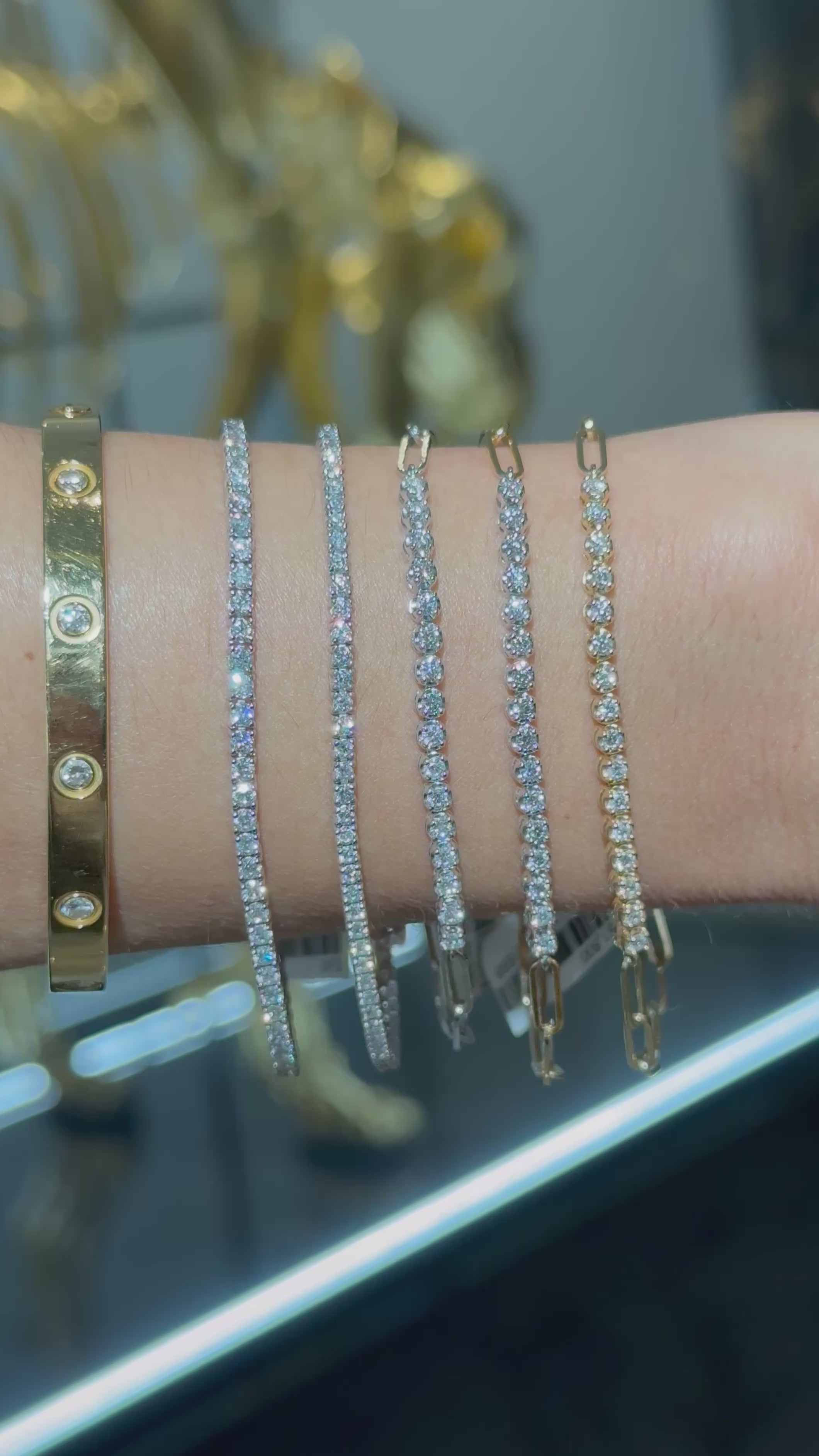 Buttercup Diamond Tennis Bracelet in 14K Yellow Gold – Fine Jewelry Essential
