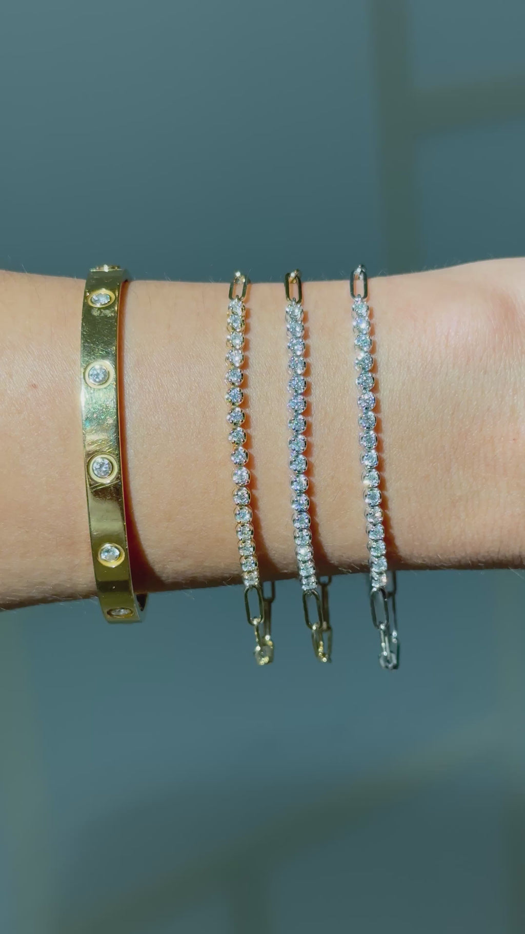 Buttercup Diamond Tennis Bracelet in 14K Yellow Gold – Fine Jewelry Essential